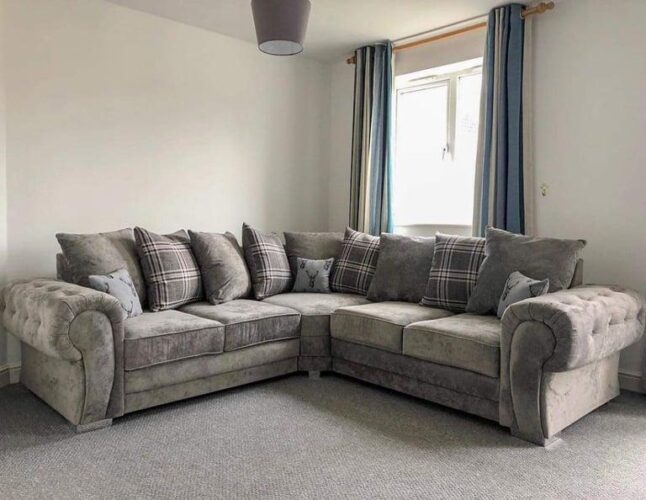 ELEGANT SOFAS, L-SHAPED CORNER AND 2+3 SEATERS