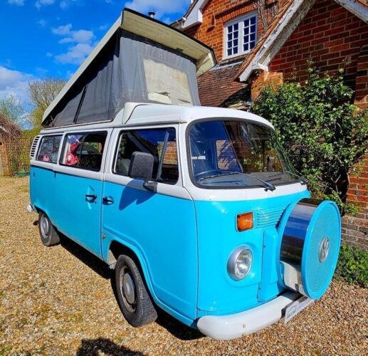VW T2 Danbury bay window pop top camper 2009 import 43k 4 berth 4 belt heating