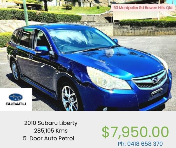 2010 Subaru Liberty 2.5i 5GEN Auto AWD + RWC + REGO AutoPawn