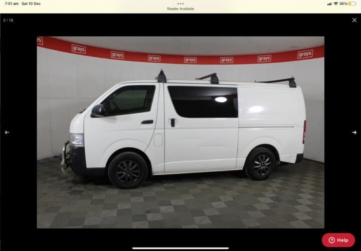 2010 TOYOTA HIACE DISEL AUTO FOR SALE
