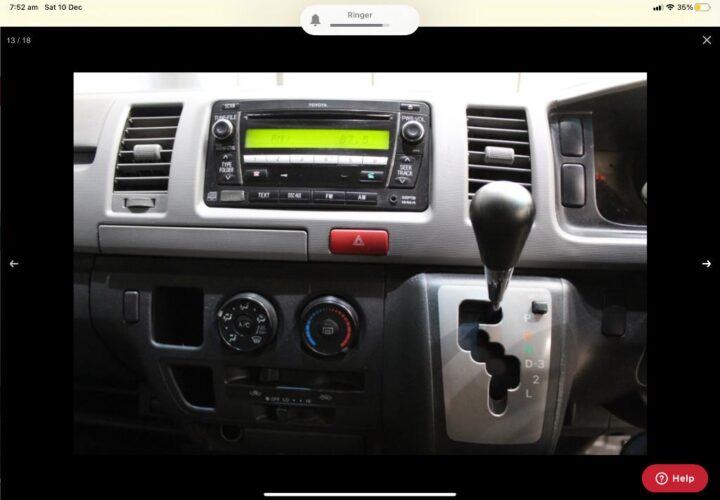 2010 TOYOTA HIACE DISEL AUTO FOR SALE