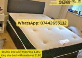 SINGLE BED ( L 6ft3 W 3ft )DOUBLE BED ( L 6ft3 W 4ft6 )K:I:N:G BED ( L 6ft3 W 5ft )Available on Sale