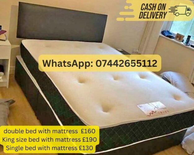 SINGLE BED ( L 6ft3 W 3ft )DOUBLE BED ( L 6ft3 W 4ft6 )K:I:N:G BED ( L 6ft3 W 5ft )Available on Sale