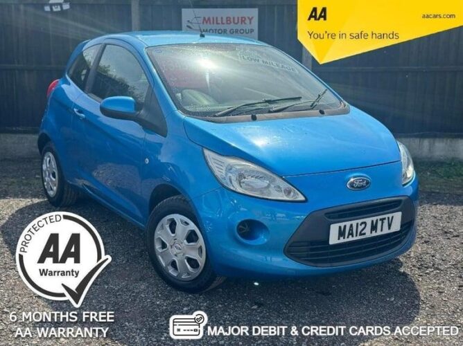 2012 (12) Ford Ka Edge 1.2 Hatchback 3dr Petrol Manual Euro 5