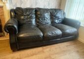 3 seater leather sofa