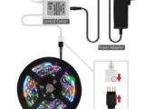 5M RGB 5050 Non Waterproof LED Strip light SMD 44 Key Remote 12V