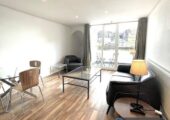 light sunny studio flat in converted warehouse