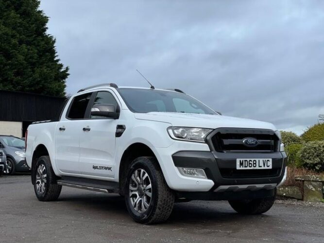 FORD RANGER WILDTRACK 4X4 3.2 TDCI AUTO 2019 (WHITE) 48K M.O.T FEB 2025 FSH A/C