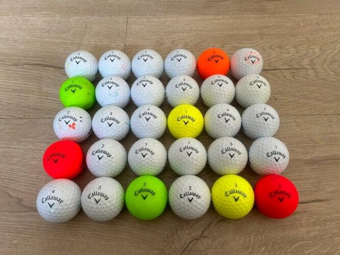 30 Callaway supersoft golf balls