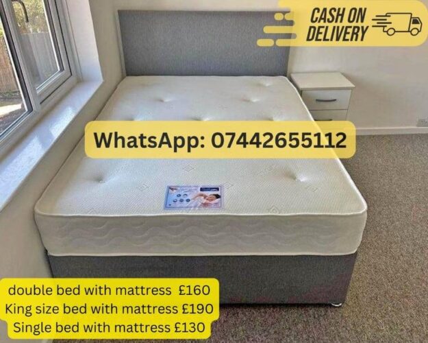 SINGLE BED ( L 6ft3 W 3ft )DOUBLE BED ( L 6ft3 W 4ft6 )K:I:N:G BED ( L 6ft3 W 5ft )Available on Sale