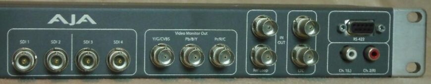 AJA K3G breakout unit