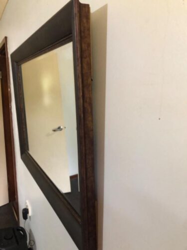 Antique Mirror with wooden frame