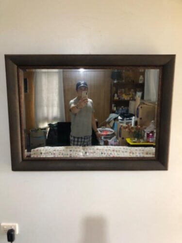 Antique Mirror with wooden frame