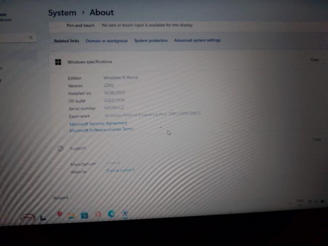 Brand new lenovo idea pad slim1