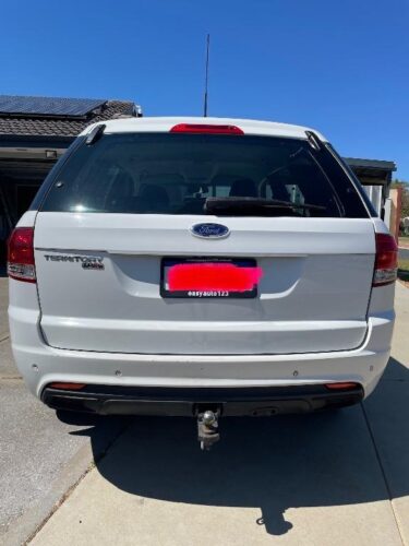 Ford Territory. 2015. Diesel. Towball. Red Arc Breaking System.