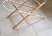 Mose basket with boutique cover,  stand & mattress