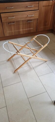 Mose basket with boutique cover,  stand & mattress