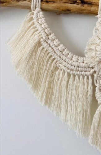 Handmade Macrame Owl Wall Hanging | Home Decor