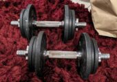Dumbbell set and storage tower