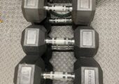 Dumbbell set and storage tower