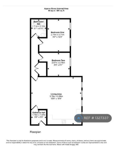 2 bedroom flat in Quayside, Newcastle Upon Tyne, NE1 (2 bed) (#1327337)