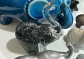 Large collection of elephant figurines