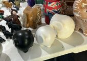 Large collection of elephant figurines