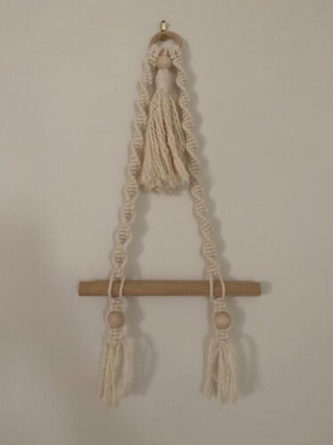 Macrame Handmade Boho Toilet paper Holder