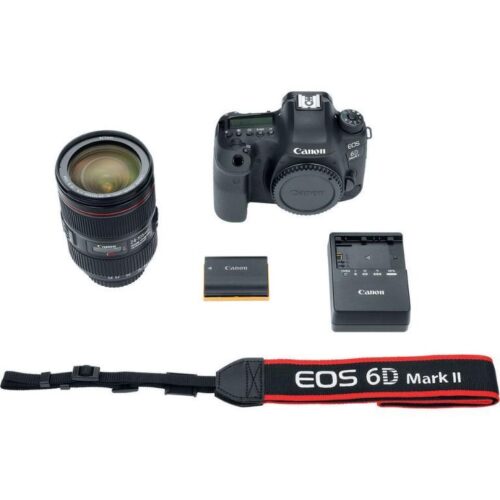 New Canon EOS 6D Mark II Camera with 24-105mm f/4L II Lens