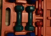 Dumbbell set and storage tower