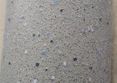 Vintage handmade wool rug 250cm x113cm.