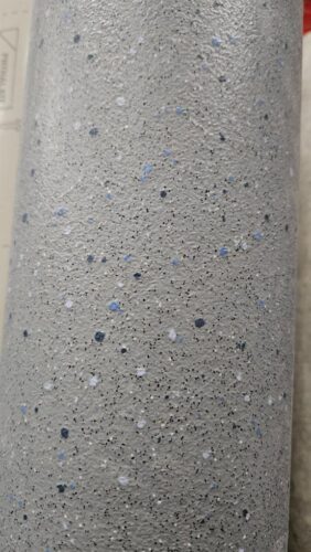 Vintage handmade wool rug 250cm x113cm.