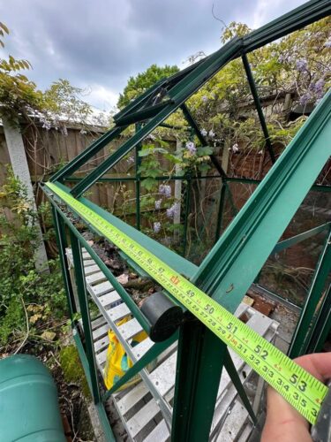Greenhouse metal frame