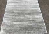 Vintage handmade wool rug 250cm x113cm.