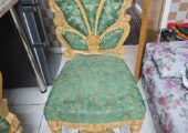 5 solid oak wook chairs