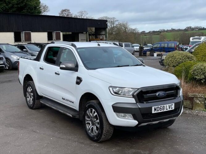 FORD RANGER WILDTRACK 4X4 3.2 TDCI AUTO 2019 (WHITE) 48K M.O.T FEB 2025 FSH A/C