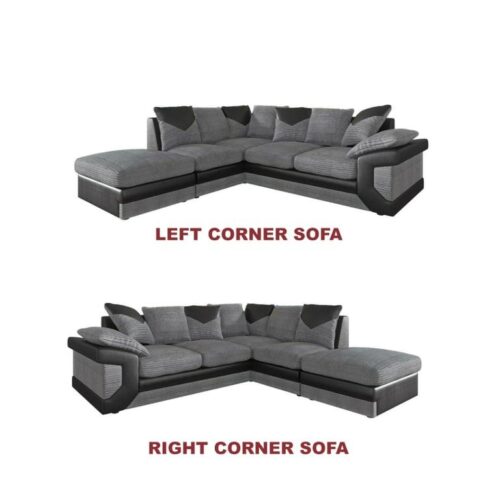 ELEGANT SOFAS, L-SHAPED CORNER AND 2+3 SEATERS