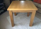 4 Seat Round Dining Table, Glass and Metal