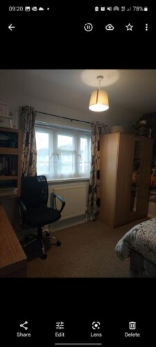Room to let for a single female.