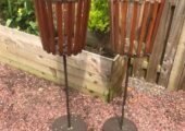 Painted Cooper Barge Planter J071