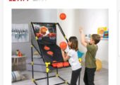 Dual basketball net kids garden game double shot