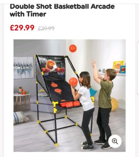 Dual basketball net kids garden game double shot
