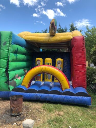 Dual basketball net kids garden game double shot