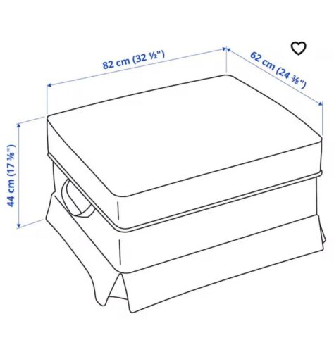 IKEA EKTORP footstool