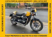 Triumph Bonneville Street Cup 900 – 2016 only 6696 miles F.S.H.