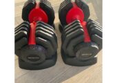 Dumbbell set and storage tower