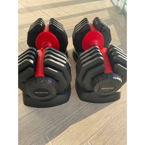 Dumbbell set and storage tower