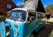 VW T2 Danbury bay window pop top camper 2009 import 43k 4 berth 4 belt heating