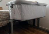 Mose basket with boutique cover,  stand & mattress