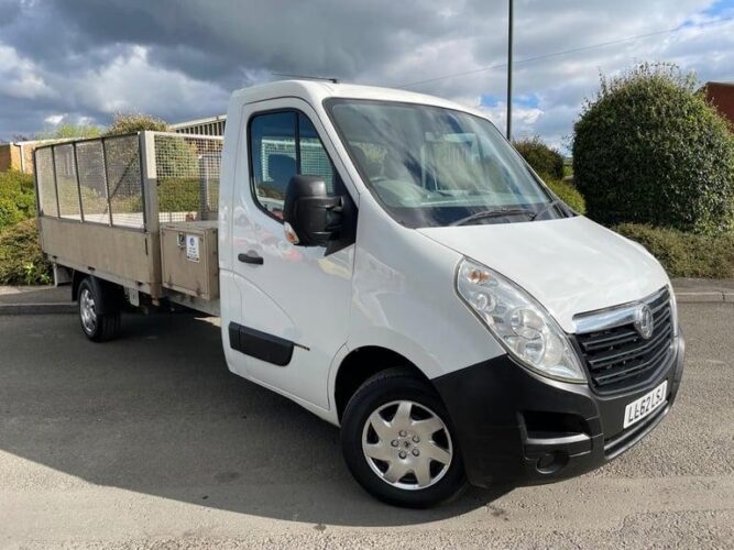 2012 (62) VAUXHALL MOVANO 2.3 CDTI 125 DROPSIDE CHASSIS CAB, ONE OWNER FROM NEW